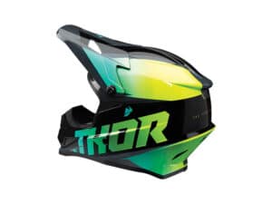 Kiiver Thor, Sector Fader, Must/Roheline - 2XL - 01106802