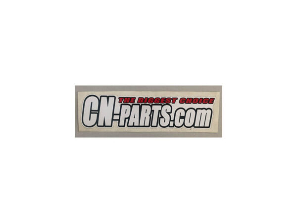 Kleebis CN-Parts.com - valge äärega