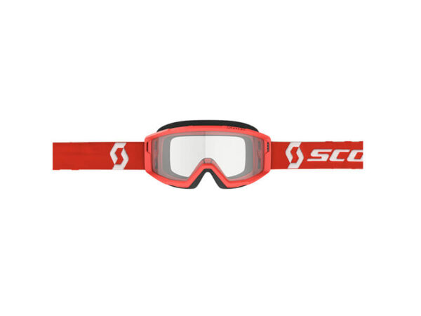 Scott prillid - Punased - Läbipaistva klaasiga - 620-2105-10