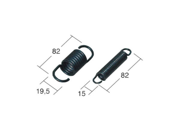 	Keskjala vedrude komplekt 82mm RAAM / KERE