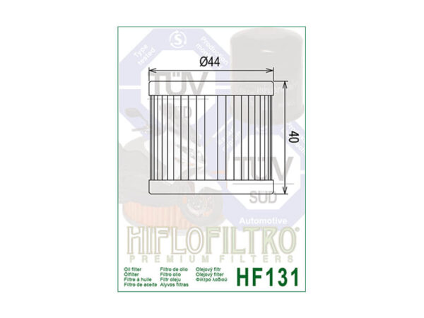 Õlifilter Hiflo HF131 MOOTORIOSAD