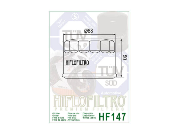 Õlifilter Hiflo HF147 MOOTORIOSAD