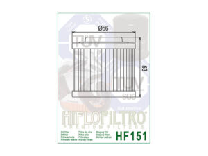 Õlifilter Hiflo HF151 MOOTORIOSAD