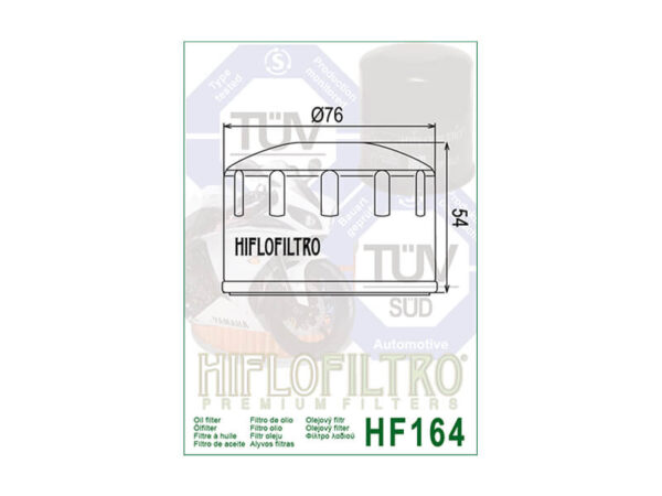 Õlifilter Hiflo HF164 MOOTORIOSAD