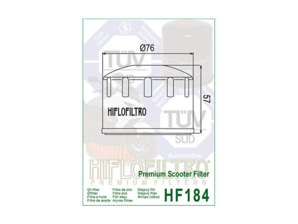 Õlifilter Hiflo HF184 MOOTORIOSAD