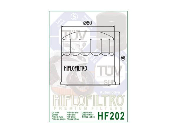Õlifilter Hiflo HF202 MOOTORIOSAD