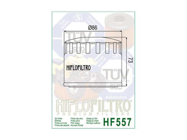 Õlifilter Hiflo HF557 MOOTORIOSAD