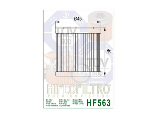 Õlifilter Hiflo HF563 MOOTORIOSAD
