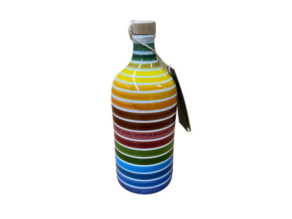 Itaalia ekstra-neitsioliiviõli keraamiline “Rainbow” pudel  Muraglia MEDIUM FRUITY” 500 ml (keskmiselt puuviljane)