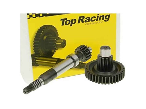 primary transmission gear up kit Top Racing +11% 16/37 for primary shaft w/o bearing for Piaggio