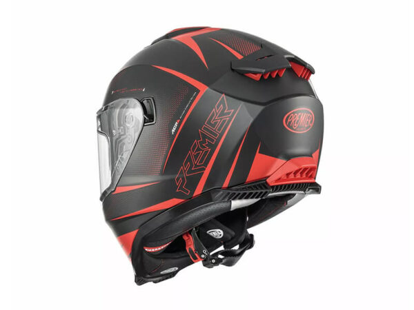 Kiiver Premier Typhoon Must/Punane - 0101164-TYPHOON-BR