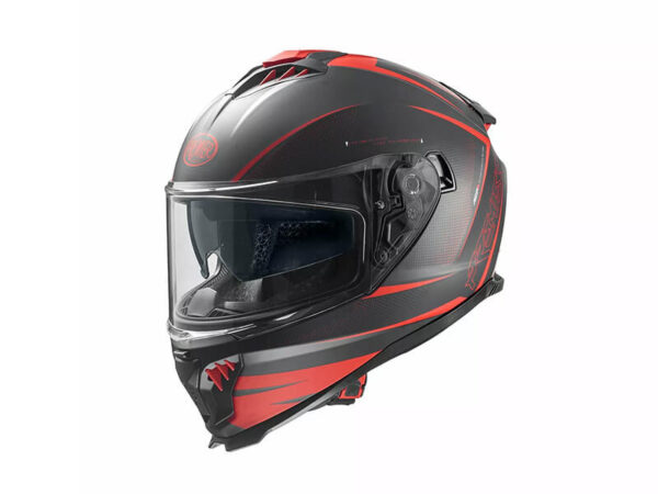 Kiiver Premier Typhoon Must/Punane