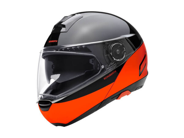 Kiiver avatava lõuaga Schuberth C4 Pro - Oranž