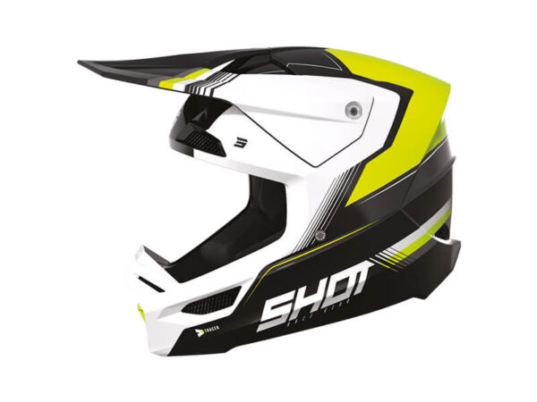 Kiiver SHOT Kids Furious Tracer - Kollane