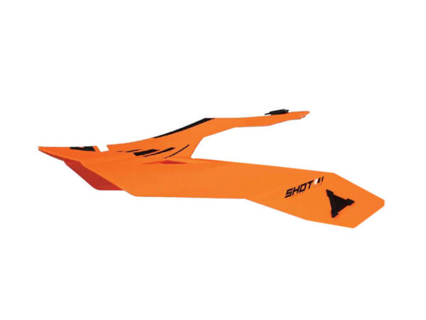 SHOT kiivri nokk Lite Fury - Must/Neon/Oranž