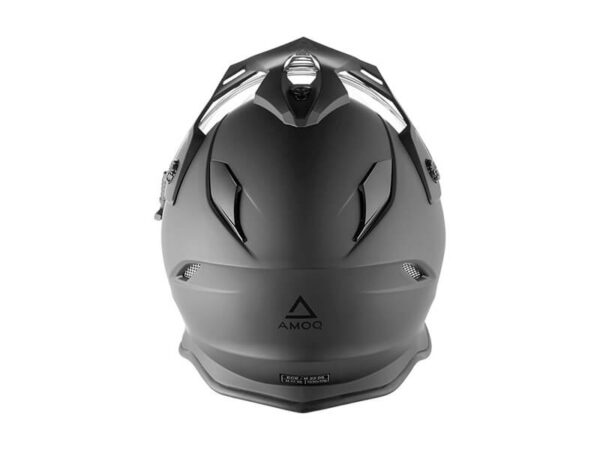 Kiiver AMOQ Adaptor soojendusega visiir Must - M