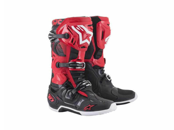 Sõidusaapad Alpinestars Offroad Tech 10 Must/Punane - 44.5