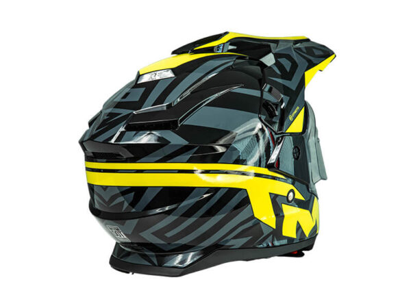 Kiiver CFMOTO nokaga - Must-Roheline - 85244H-005-BLACKGREEN