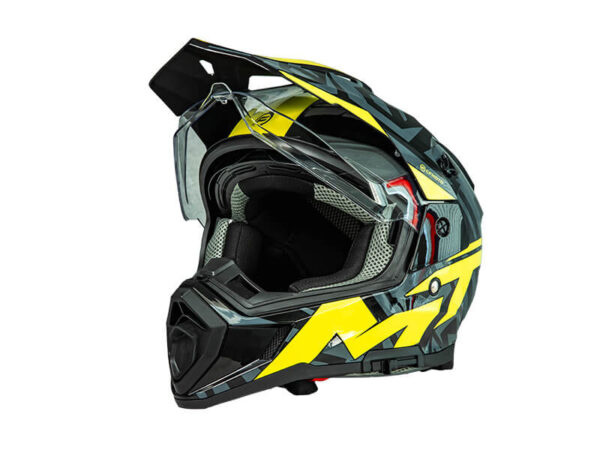 Kiiver CFMOTO nokaga - Must-Roheline
