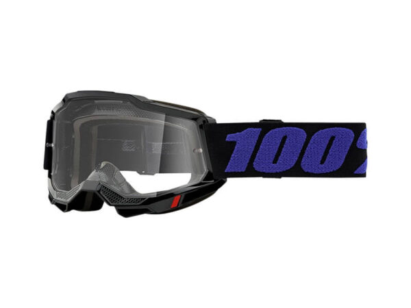 100% Prillid Accuri 2 - Must - Sinine - Läbipaistva klaasiga
