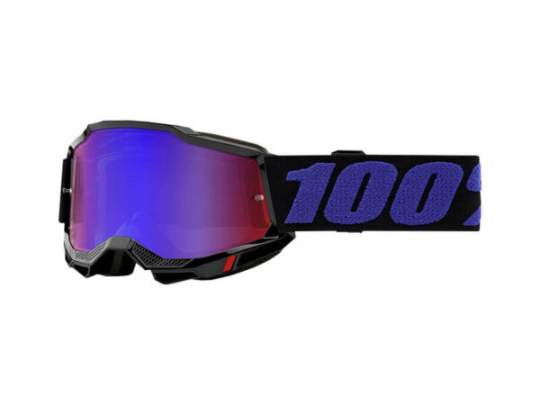 100% Prillid Accuri 2 Youth - Must - Sinine, peegel klaasiga