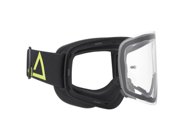 Prillid AMOQ MX Magnetic Black HiVis - Läbipaistev klaas - 645-22230304-2