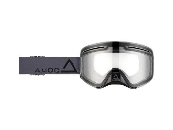 Prillid AMOQ Vision Vent + Magnetic Must - Hall - läbipaistva klaasiga