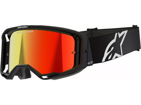 Alpinestars prillid Vision 8 - Must - punane peegelklaas
