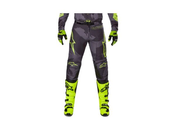 Sõidupüksid Alpinestars Racer Hollow camo/kollane – 54