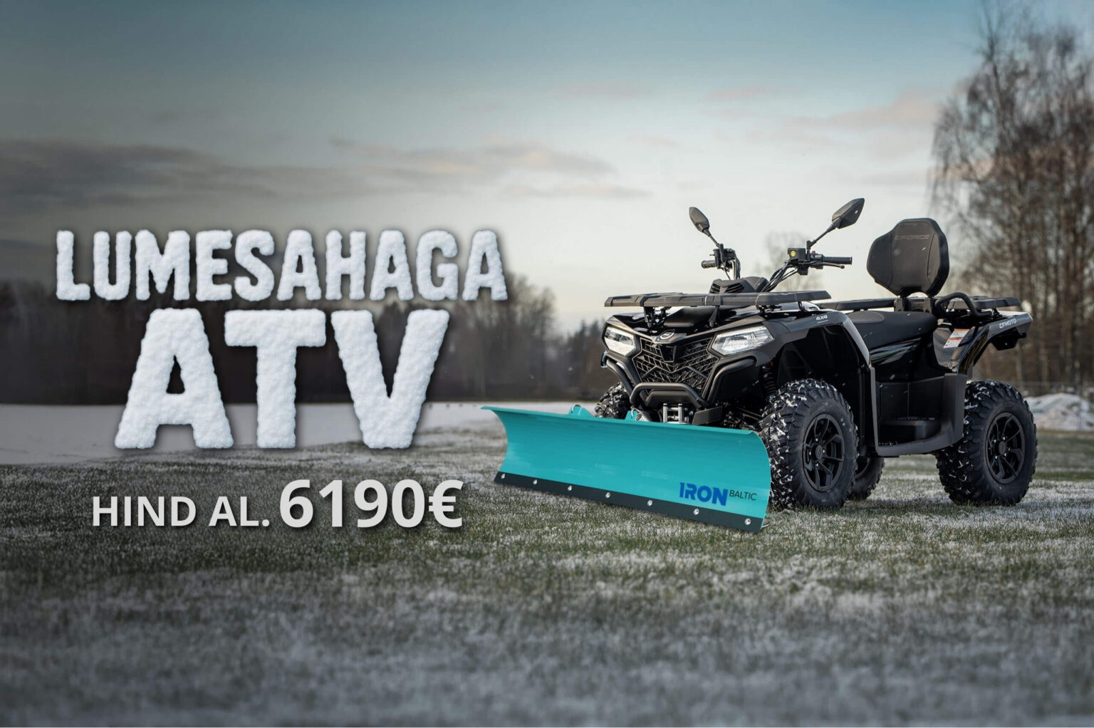 Lumesahaga ATV Eestis - CFMOTO CFORCE 520L ATV