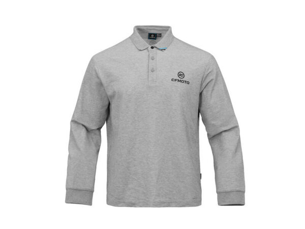 Polosärk pikkade varrukatega - hall - CFMOTO