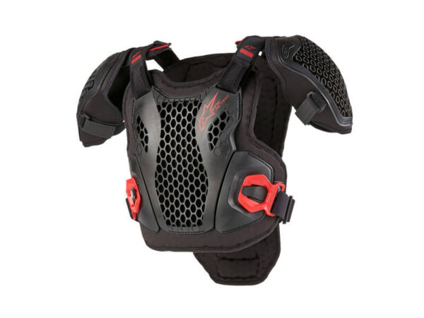 Rindkere kaitse lastele Bionic Action - must/punane - Alpinestars