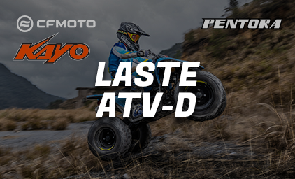 Laps sõitmas laste ATV-ga maastikurajal