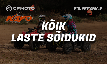 Motohobi laste ATV-de ja krossimootorrataste valik