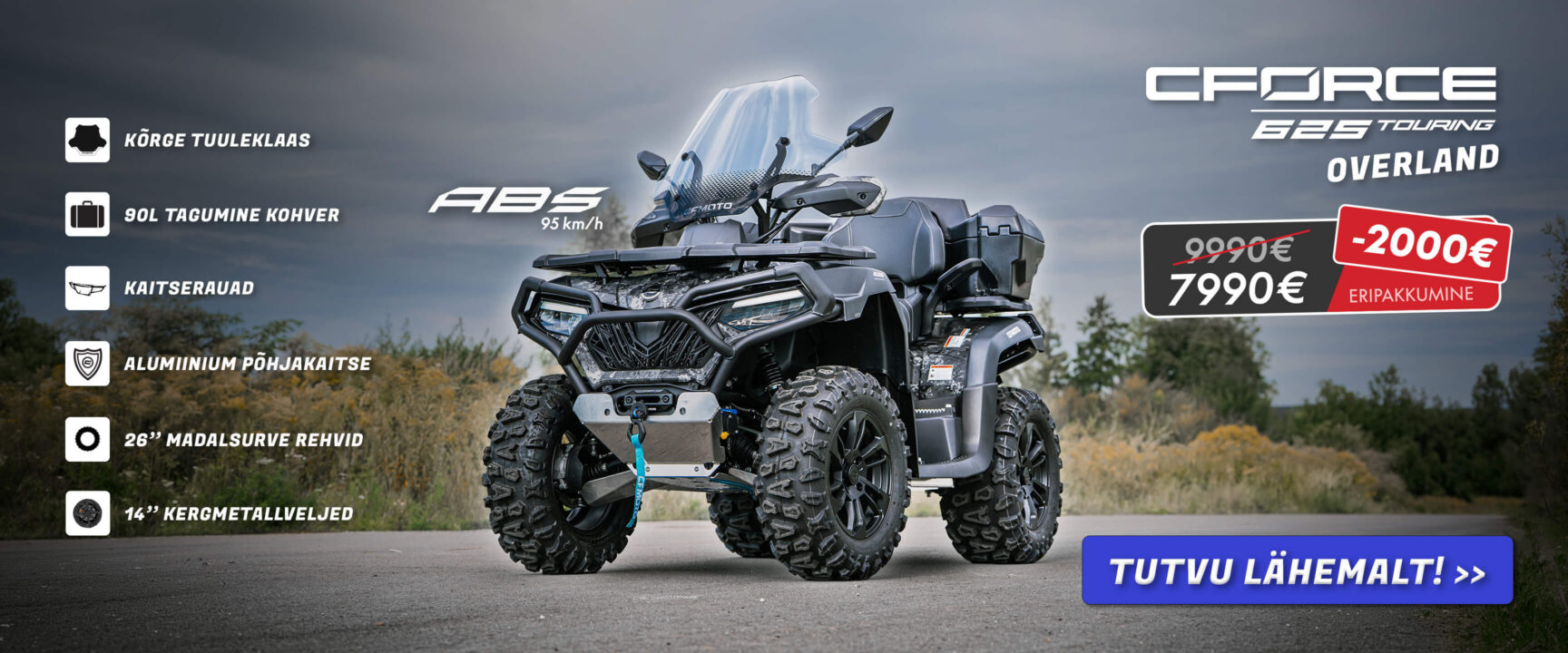 CFMOTO CFORCE 625 Touring Overland ATV